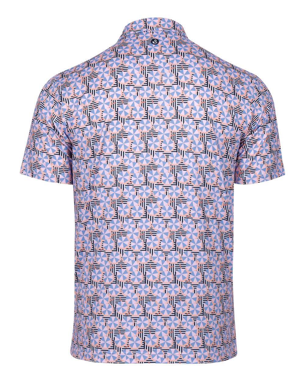 SW1028 Swannies Golf Mens Cabana Polo SW1028 Swannies Golf Mens Cabana Polo - Back Image
