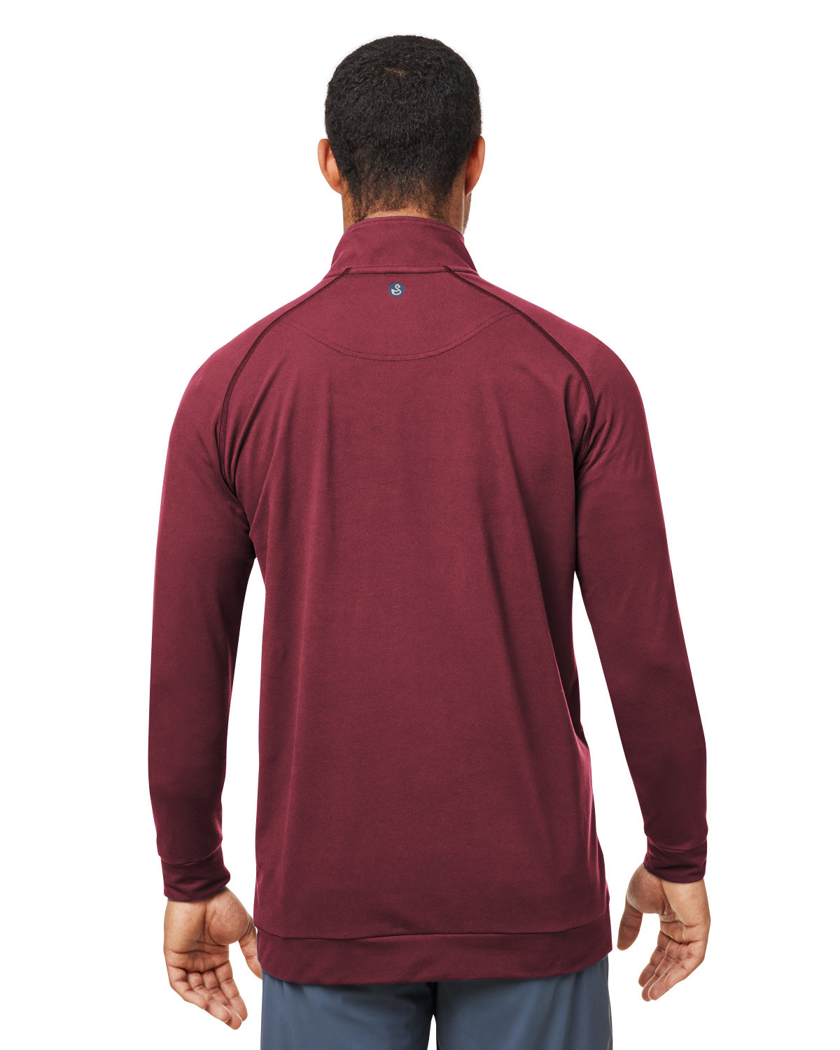 SWC500 Swannies Golf Mens Colt Quarter-Zip SWC500 Swannies Golf Mens Colt Quarter-Zip - Back Image