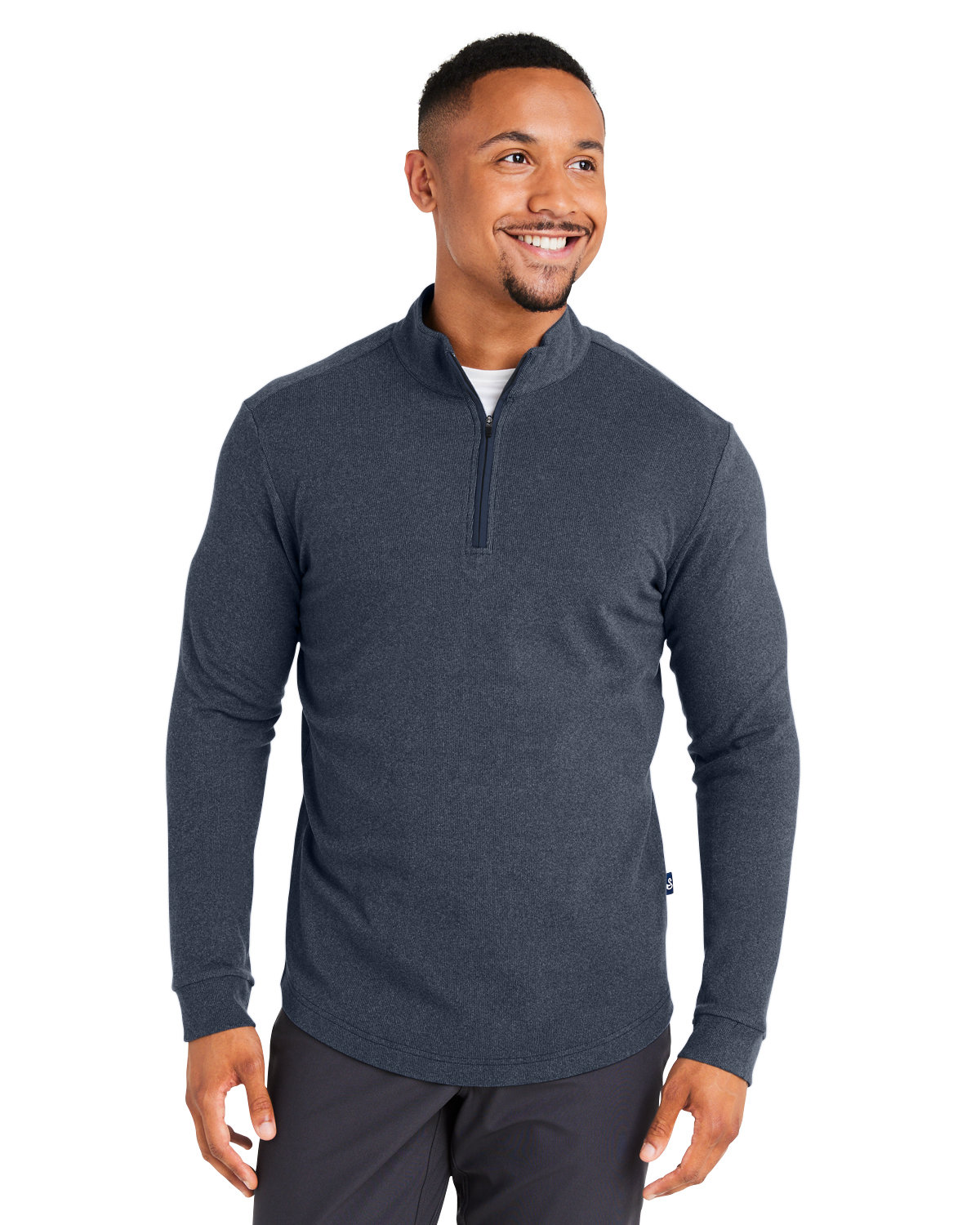 SWE500 Swannies Golf Mens Emery Quarter-Zip Zoom Image