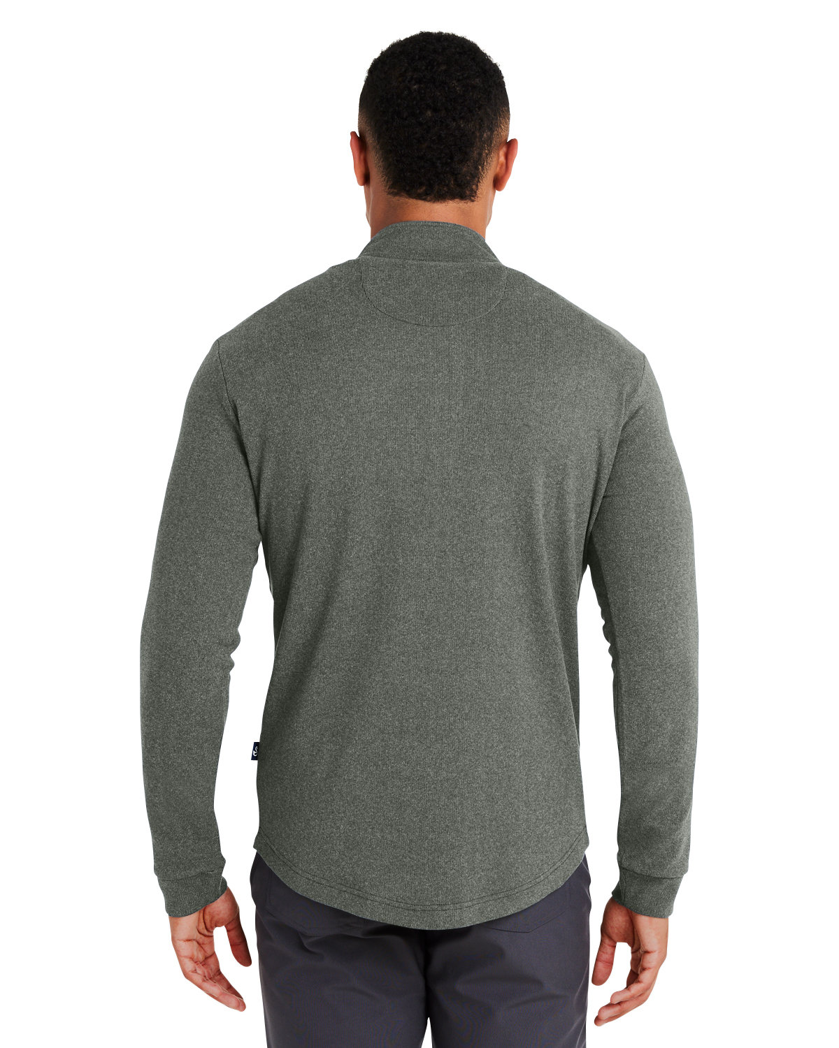 SWE500 Swannies Golf Mens Emery Quarter-Zip - Back Image