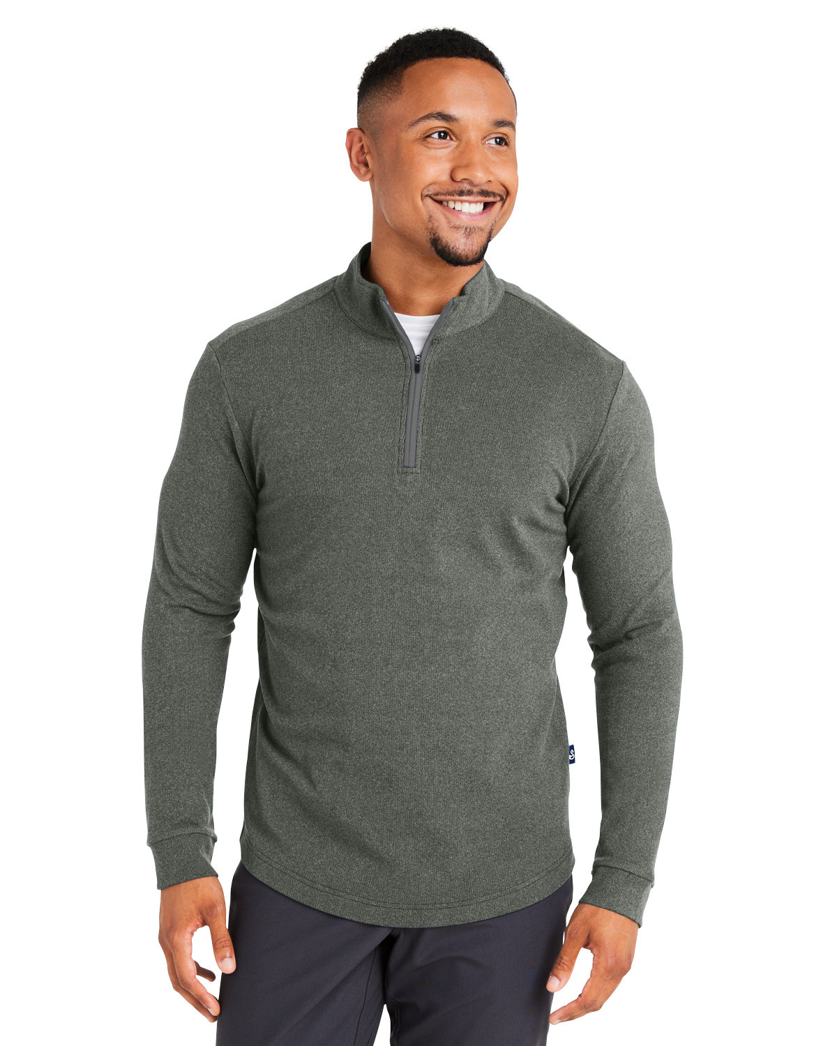 SWE500 Swannies Golf Mens Emery Quarter-Zip