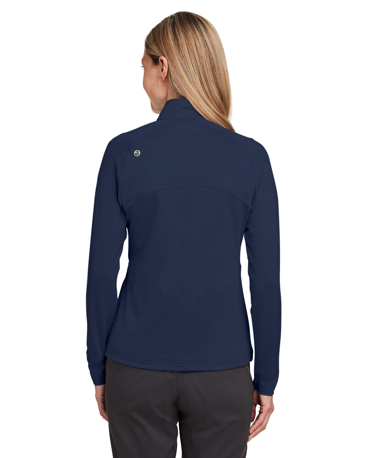 SWF400L Swannies Golf Ladies Cora Full-Zip - Back Image