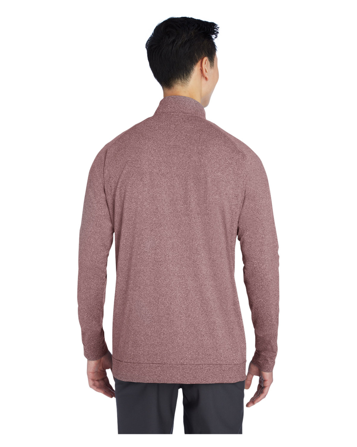 SWQ400 Swannies Golf Mens Graham Quarter-Zip - Back Image