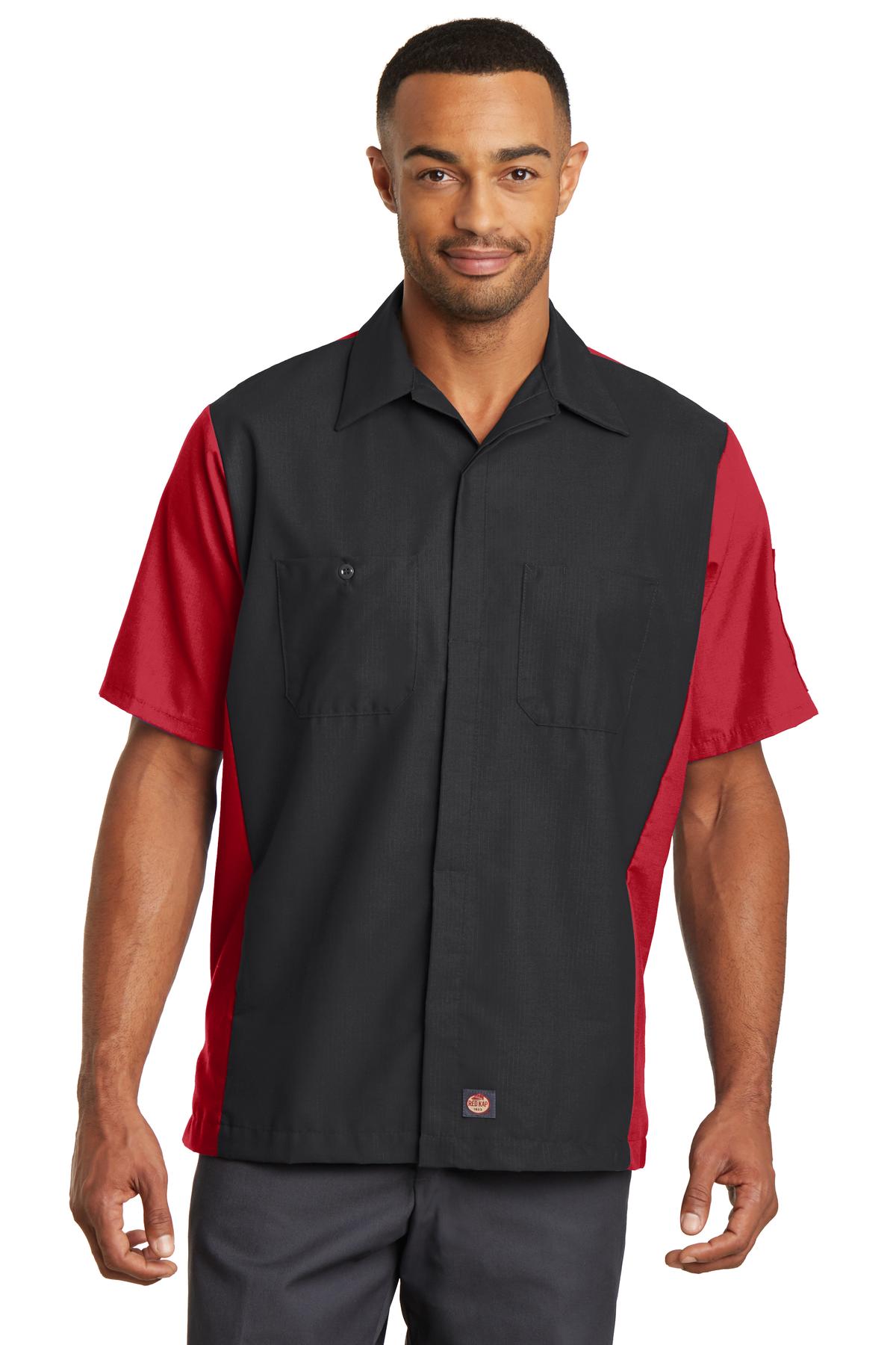 SY20 Red Kap Short Sleeve Automotive Crew Shirt