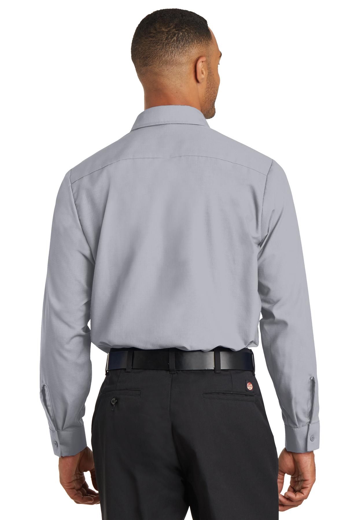 SY50 Red Kap Ripstop Long Sleeve Shirt - Back Image