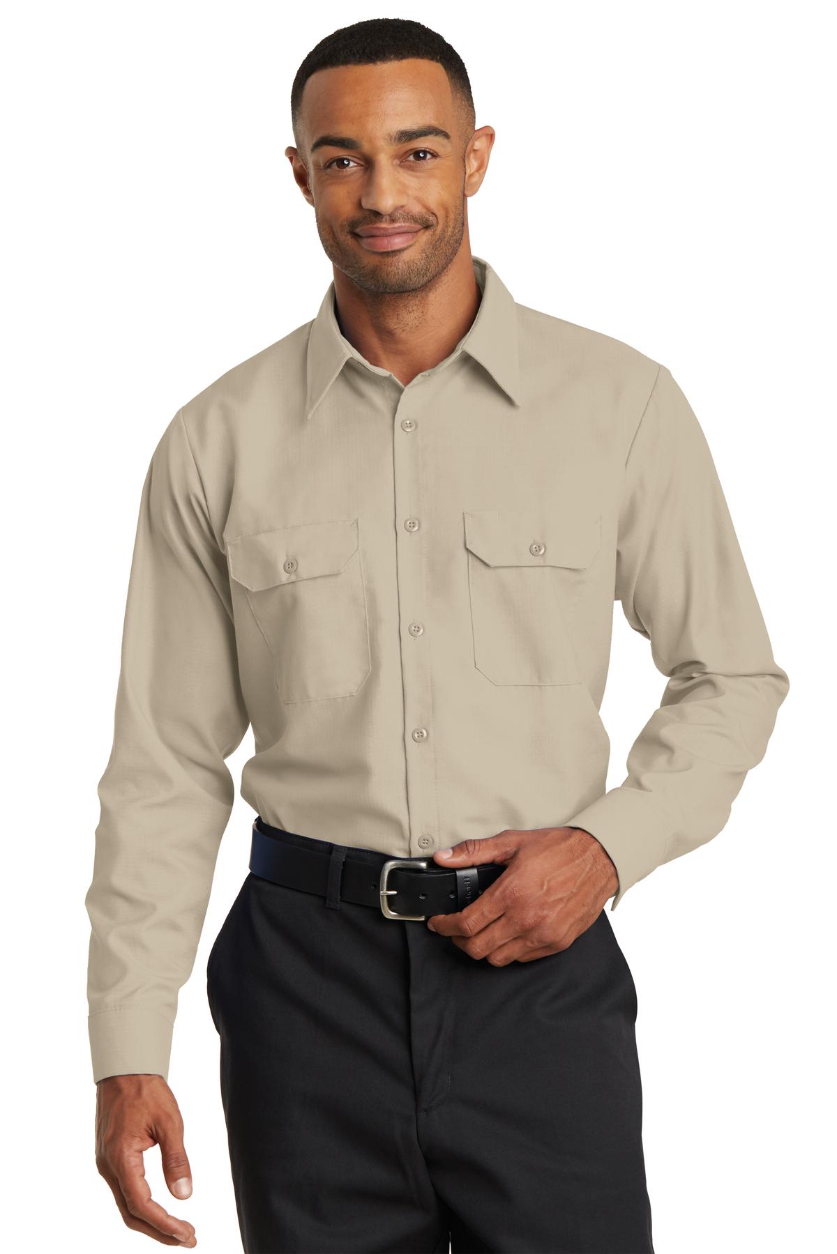 SY50 Red Kap Ripstop Long Sleeve Shirt Zoom Image