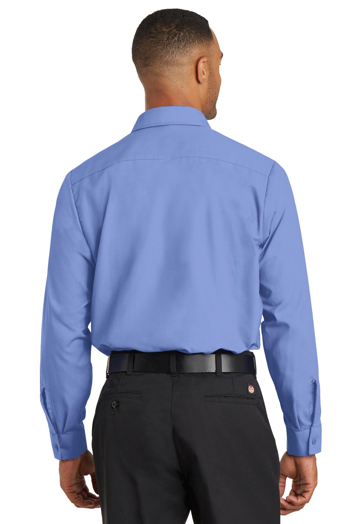 SY50 Red Kap Ripstop Long Sleeve Shirt SY50 Red Kap Ripstop Long Sleeve Shirt - Back Image