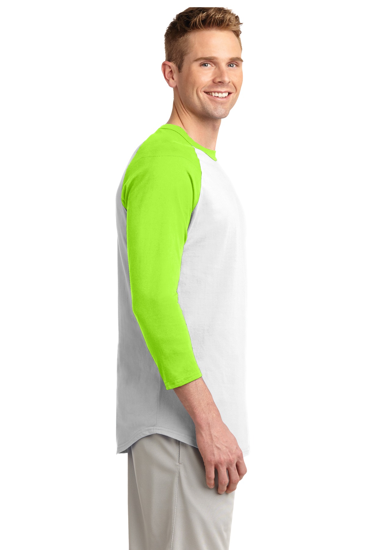 T200 Sport-Tek Colorblock Raglan Jersey. - Siide Image
