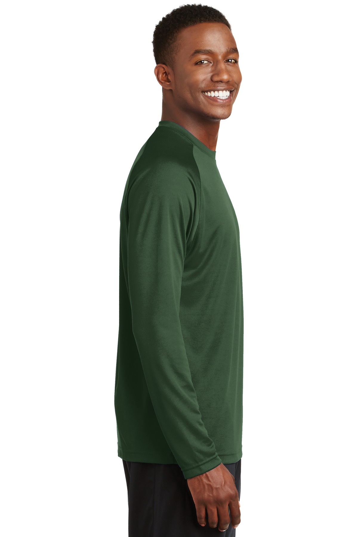 T473LS Sport-Tek Dry Zone Long Sleeve Raglan T-Shirt. - Siide Image