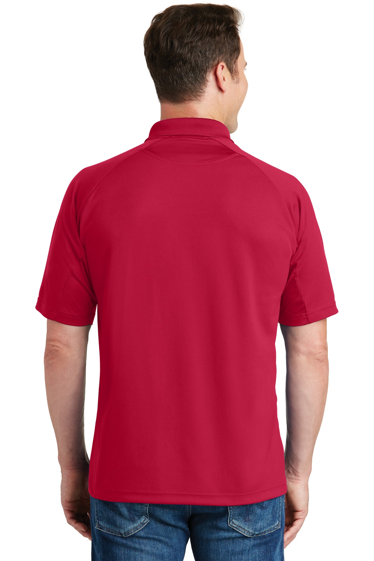 T474 Sport-Tek Dri-Mesh Pro Polo. - Back Image