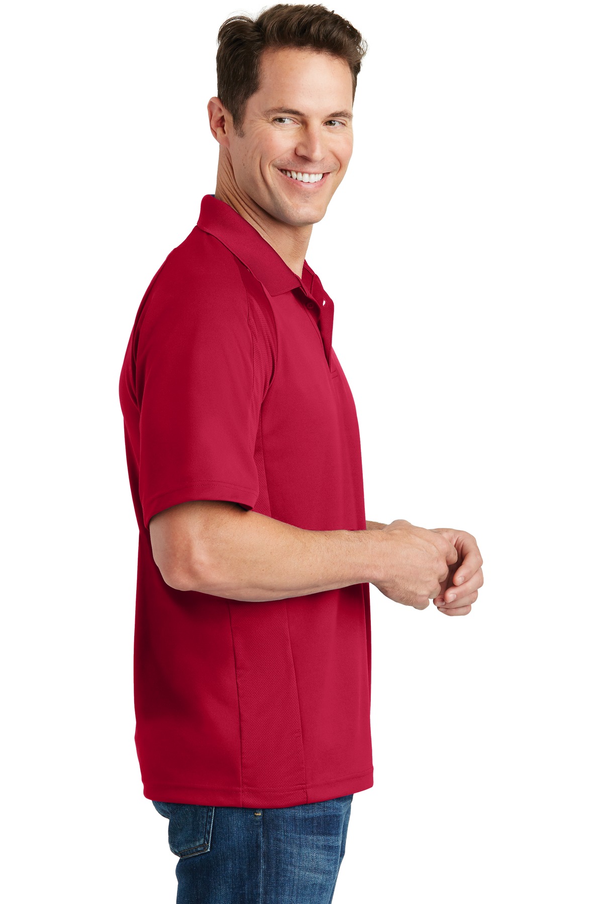 T474 Sport-Tek Dri-Mesh Pro Polo. - Siide Image