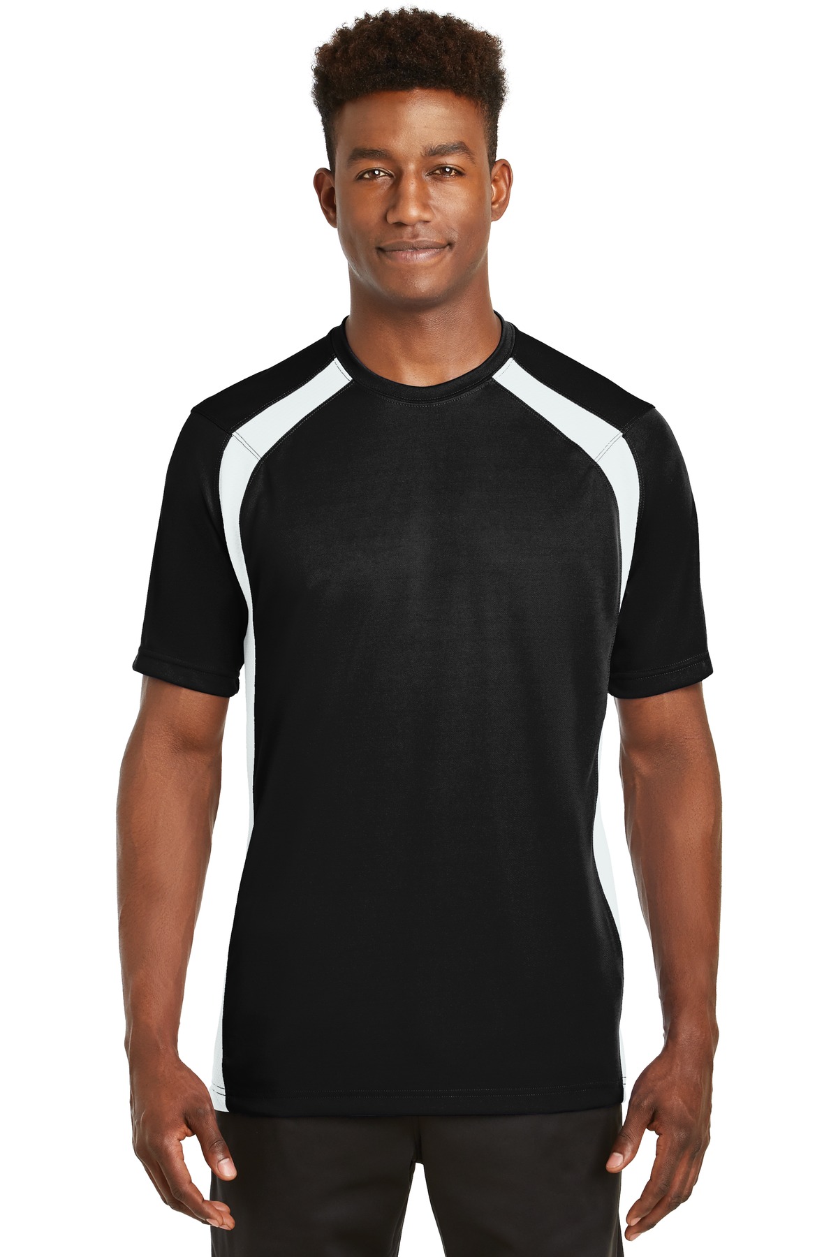 T478 Sport-Tek Dry Zone Colorblock Crew.