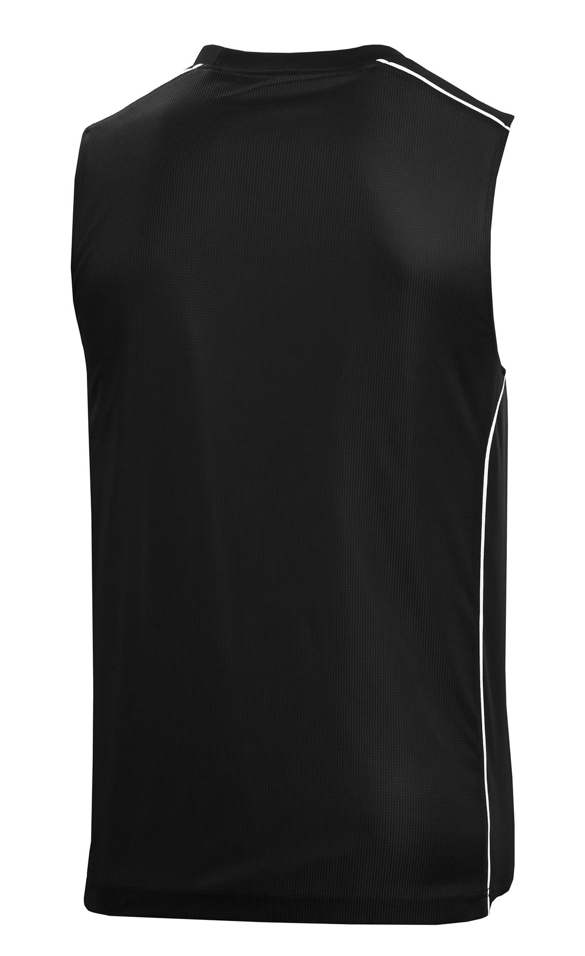 T555 Sport-Tek PosiCharge Mesh Reversible Sleeveless Tee. - Back Image