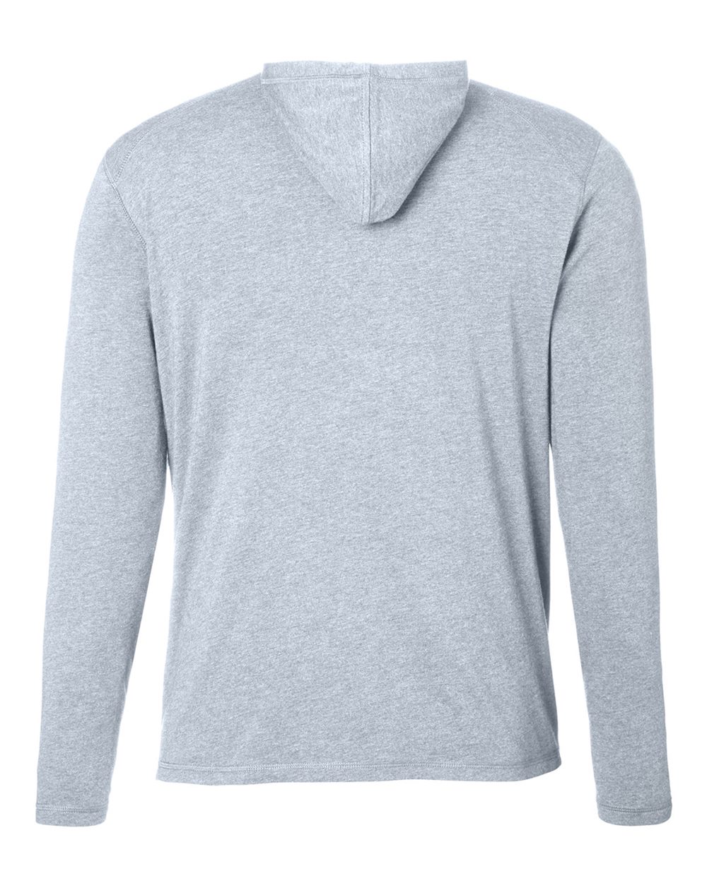TM405H TASC Performance Inc Carrollton Lightweight Hooded Long Sleeve T-Shirt - Back Image
