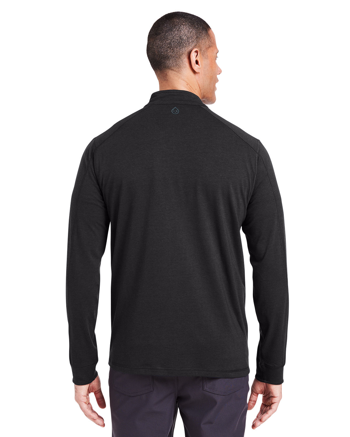 TM109AB tasc Mens Carrollton Quarter-Zip - Back Image