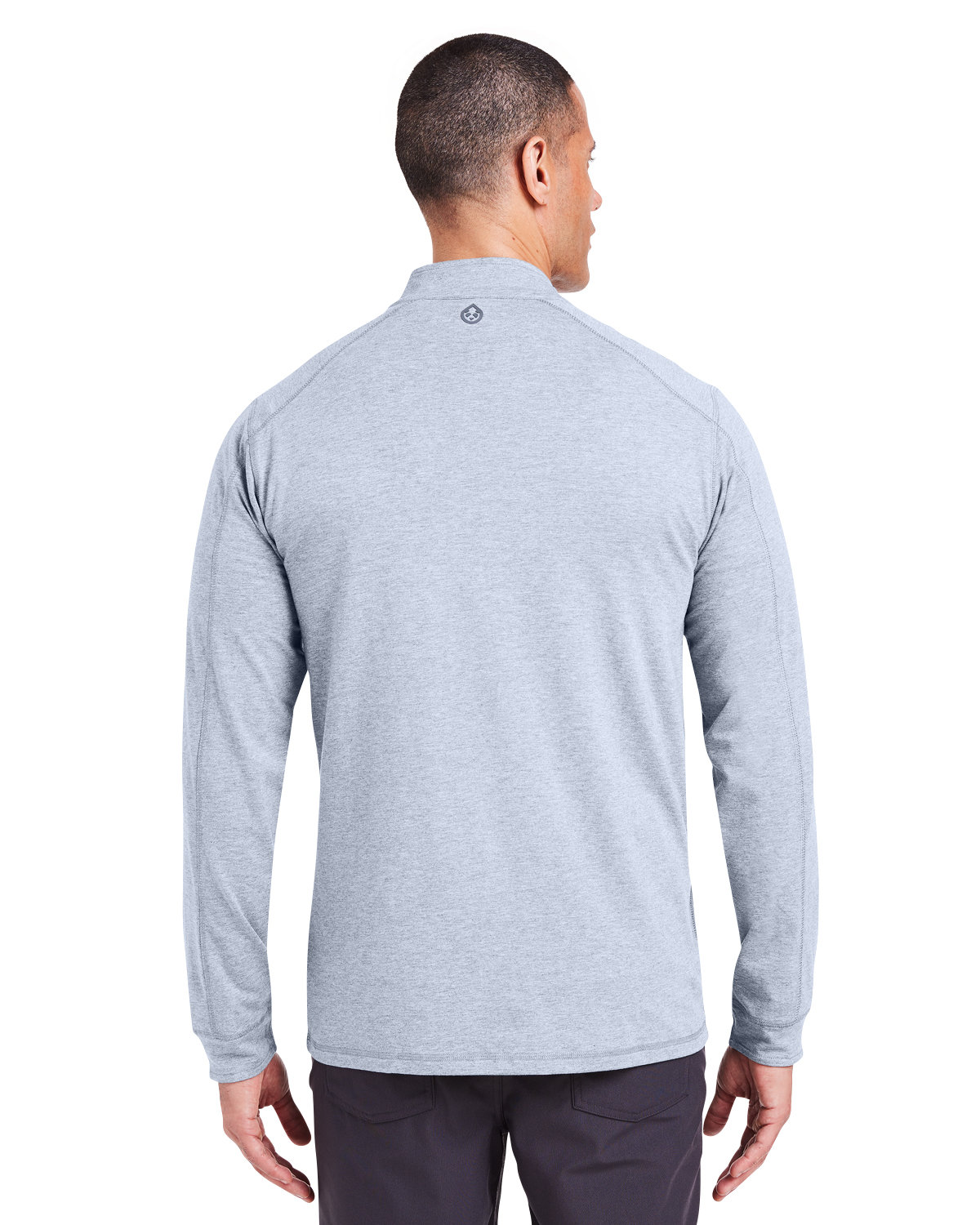 TM109AB tasc Mens Carrollton Quarter-Zip - Back Image