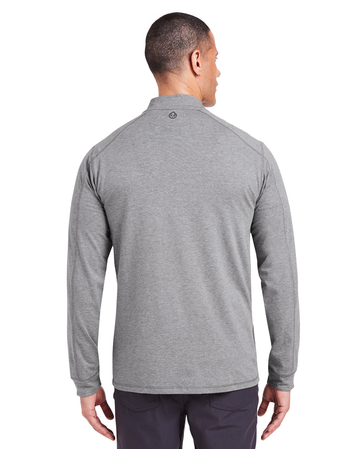 TM109AB tasc Mens Carrollton Quarter-Zip - Back Image