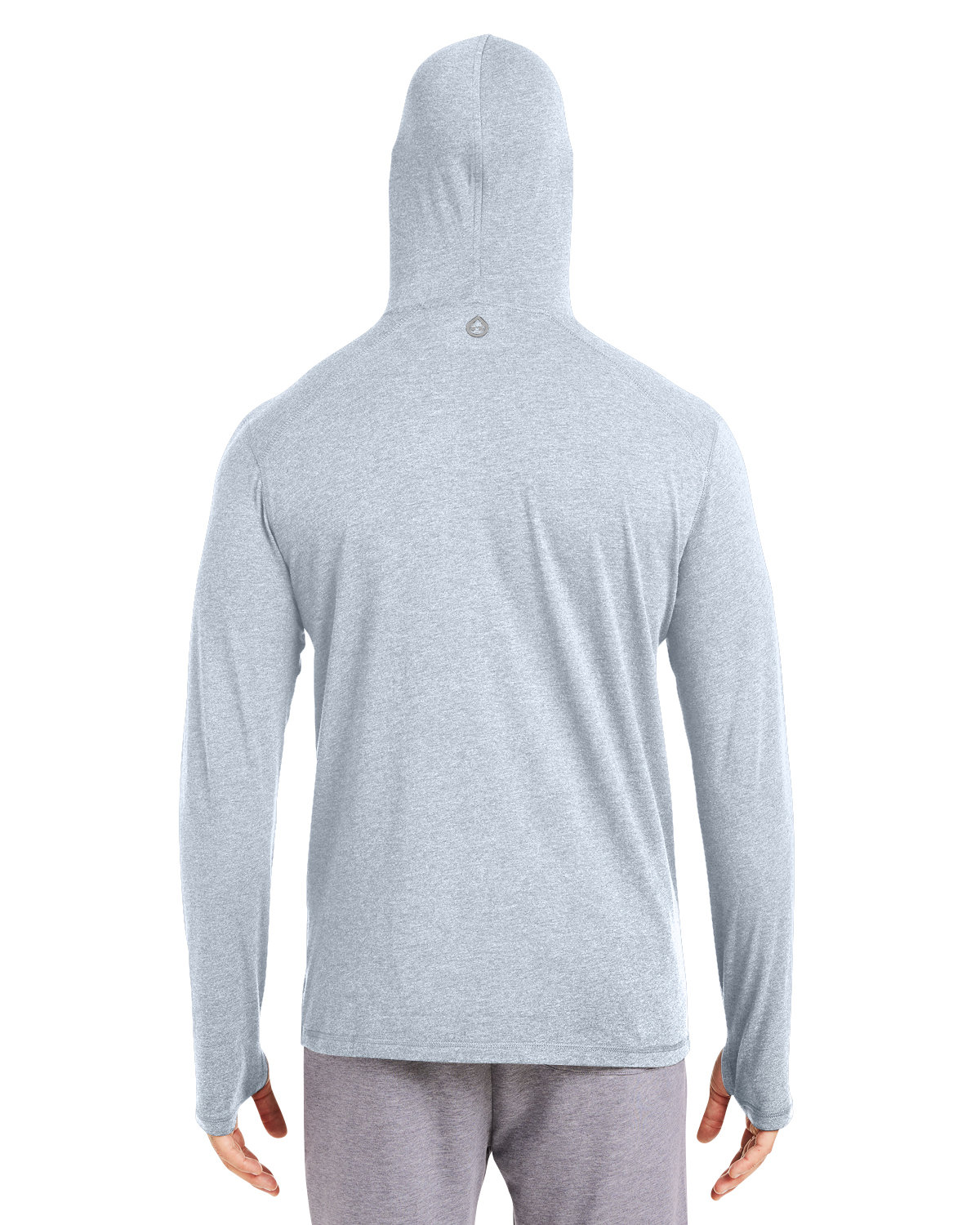 TM405H tasc Mens Carrollton Lightweight Hooded Pullover - Back Image