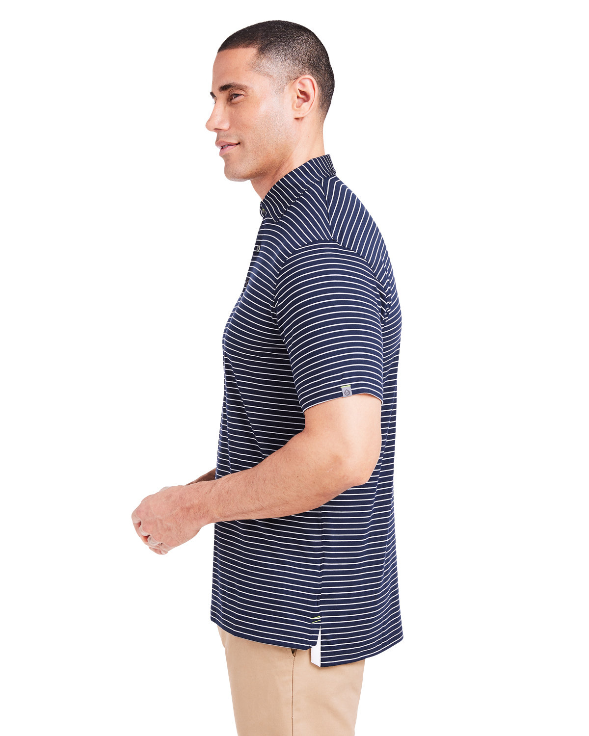 TM546Y tasc Men?s Cloud Lightweight Polo Brookline Stripe - Siide Image