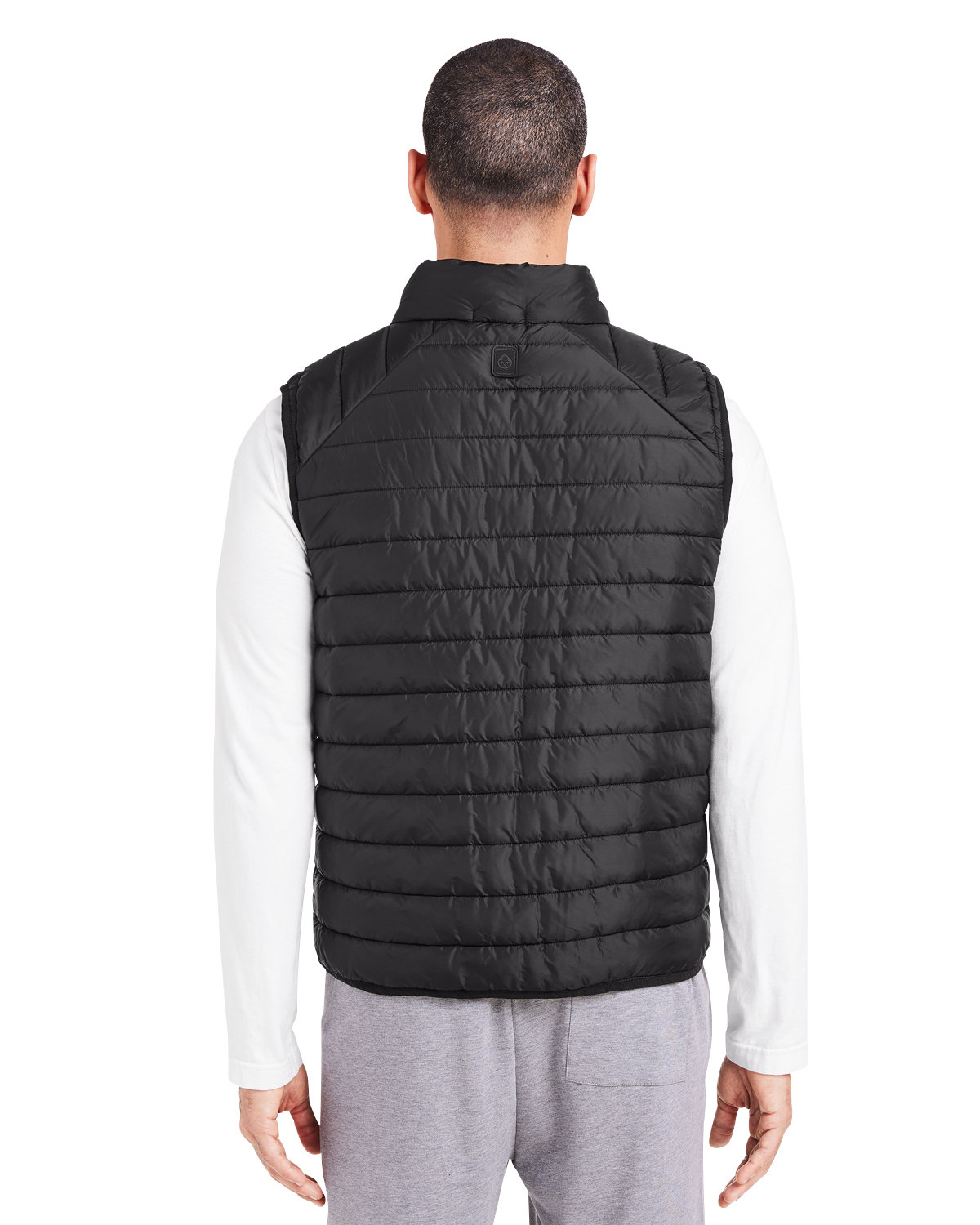 TM759 tasc Mens Quilted Puffer Vest - Back Image