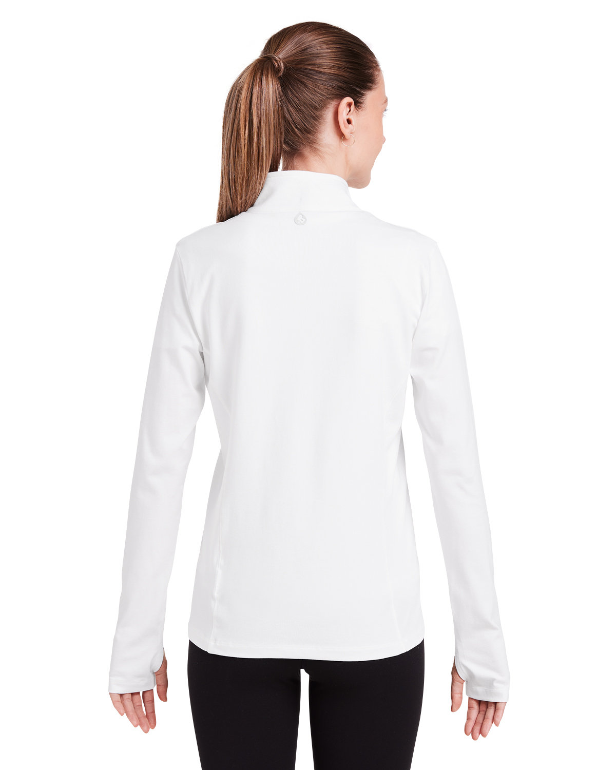 TW300 tasc Ladies Recess Quarter-Zip - Back Image