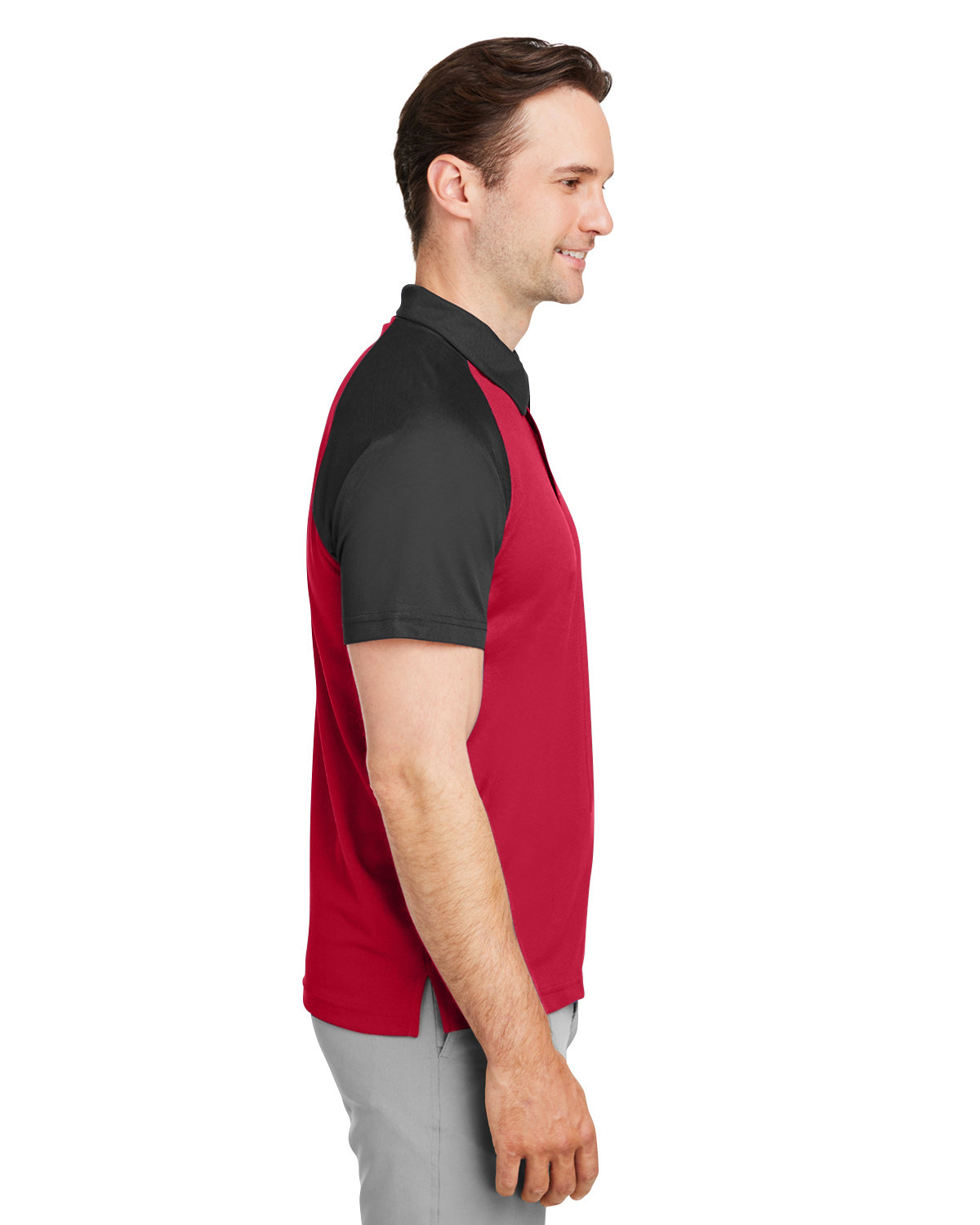 TT21C Team 365 Mens Command Snag-Protection Colorblock Polo - Siide Image