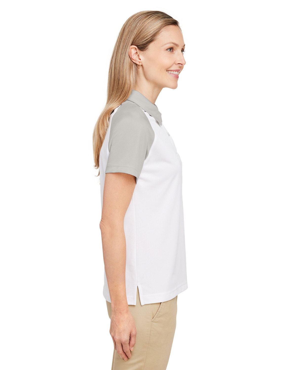 TT21CW Team 365 Ladies Command Snag-Protection Colorblock Polo - Siide Image