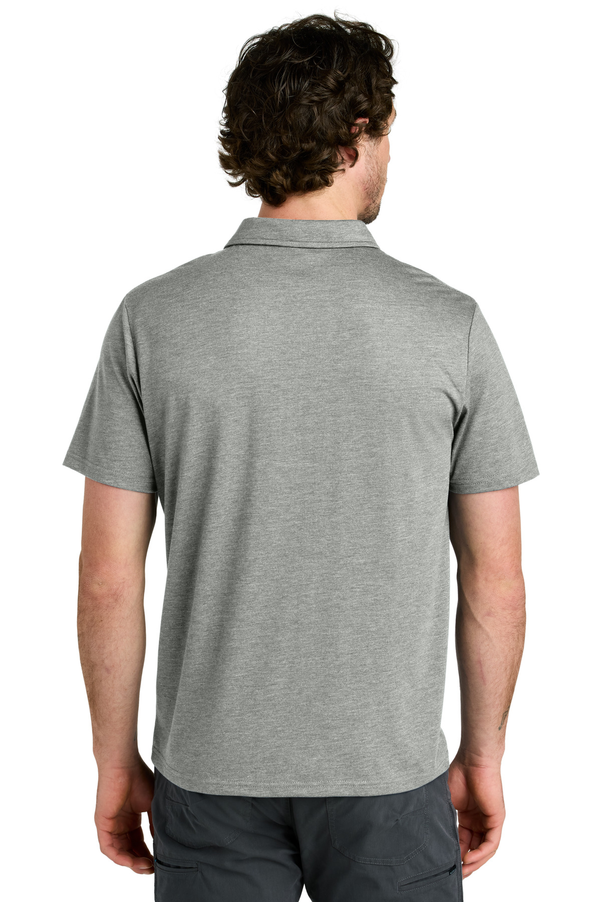 TTCM5660 tentree LIMITED EDITION TreeBlend Polo - Back Image