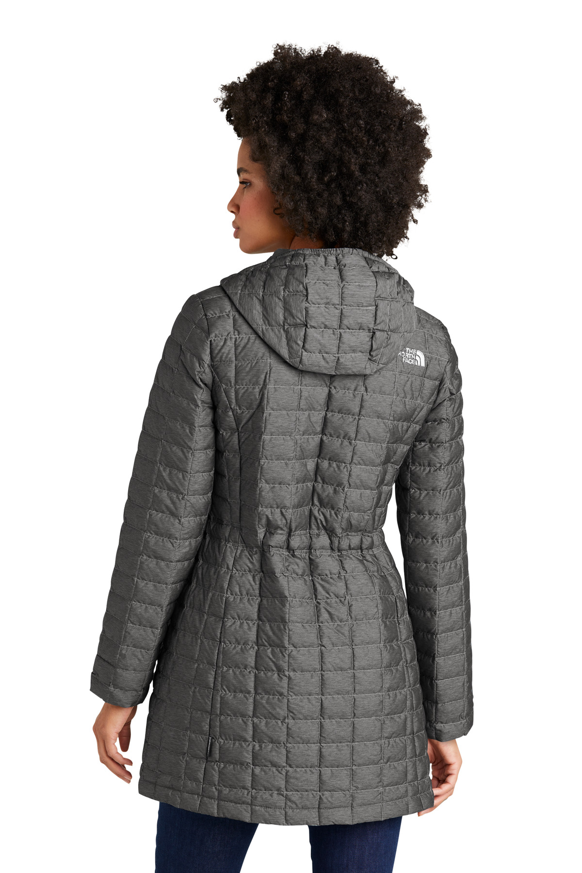 NF0A5IRN The North Face Ladies ThermoBall Eco Long Jacket - Back Image