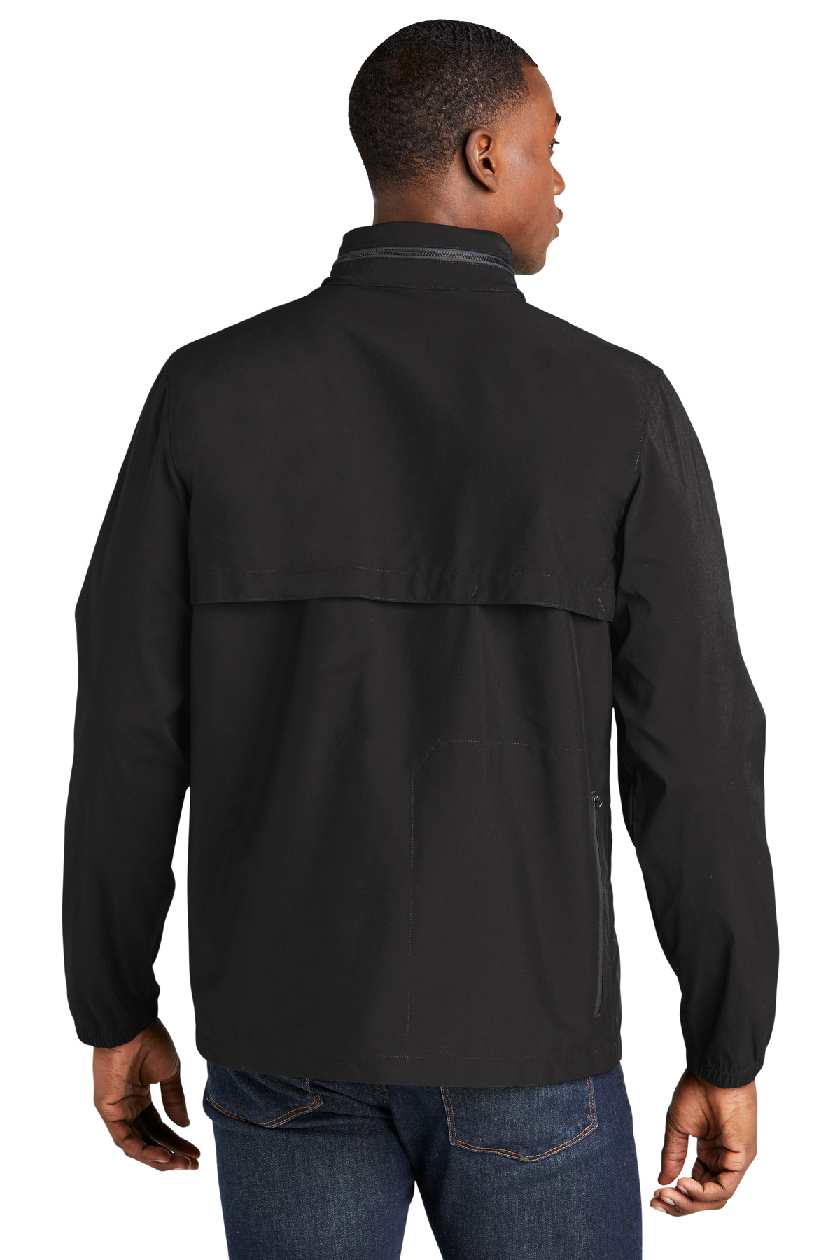 NF0A5ISG The North Face Packable Travel Jacket - Back Image