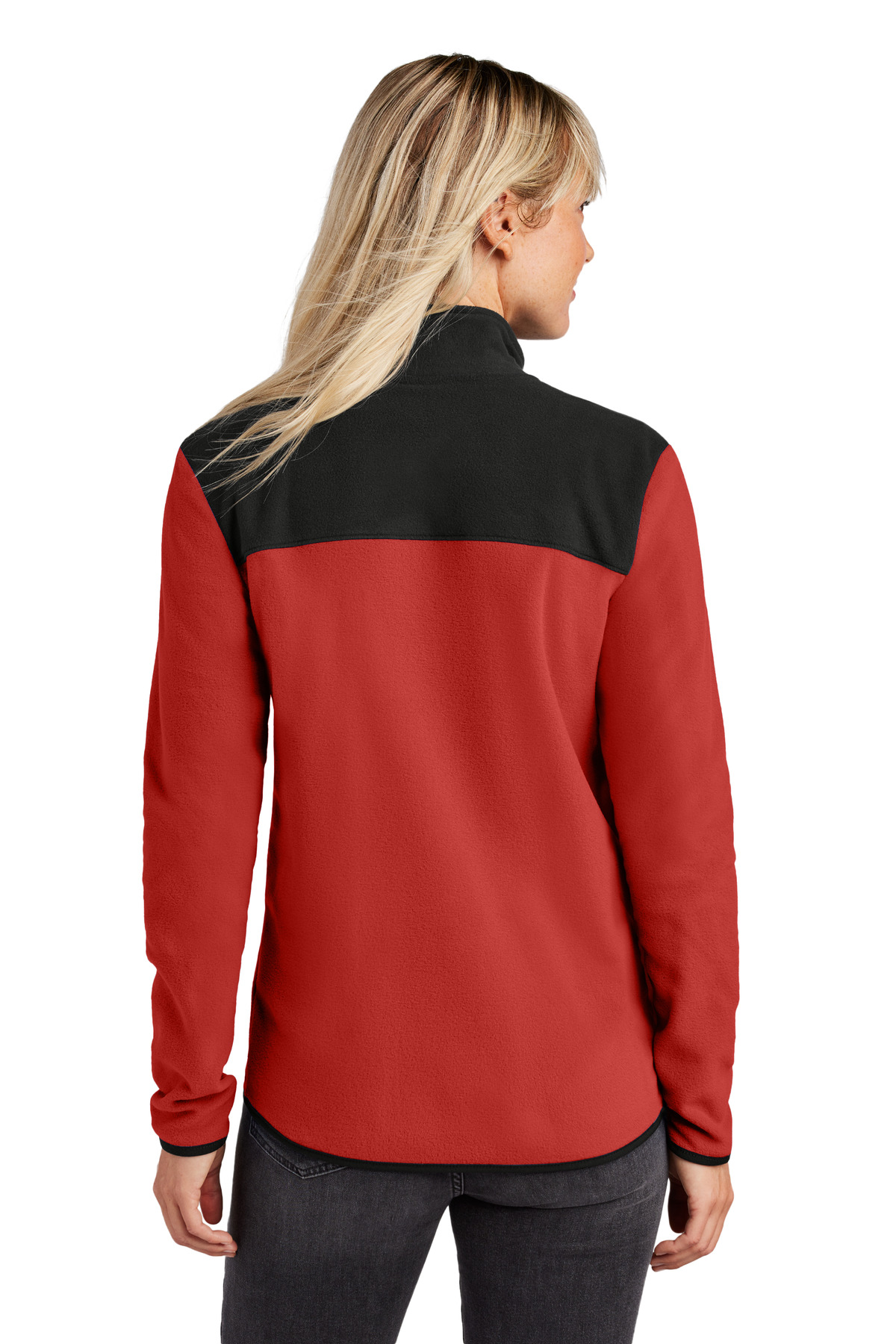 NF0A7V4K The North Face Ladies Glacier Full-Zip Fleece Jacket - Back Image