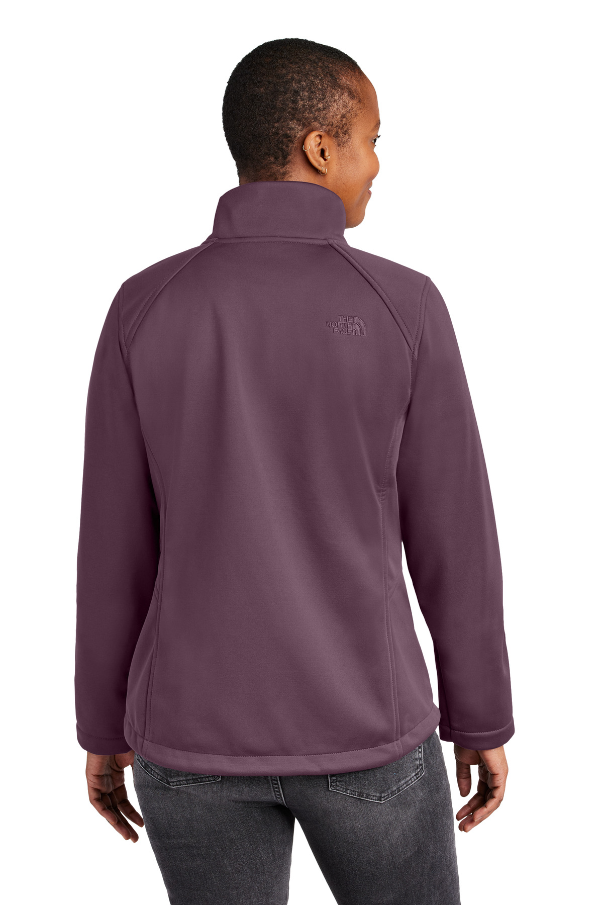 NF0A88D4 The North Face Ladies Chest Logo Ridgewall Soft Shell Jacket - Back Image