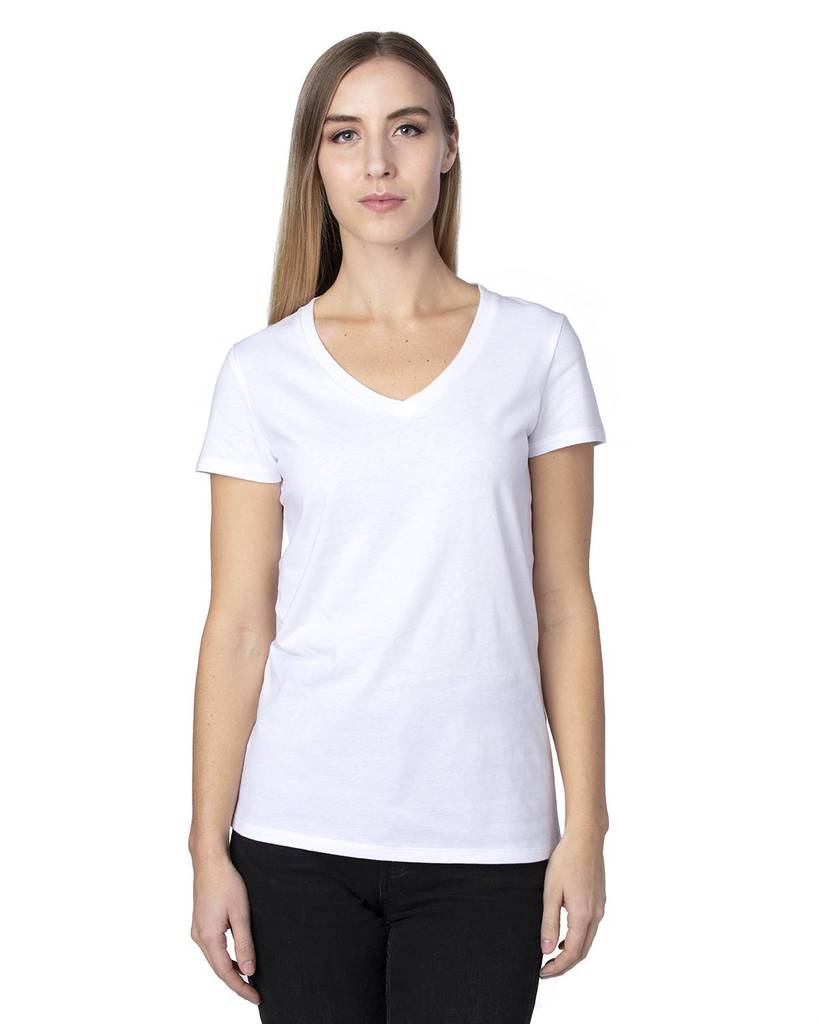 200RV Threadfast Apparel Ladies Ultimate V-Neck T-Shirt