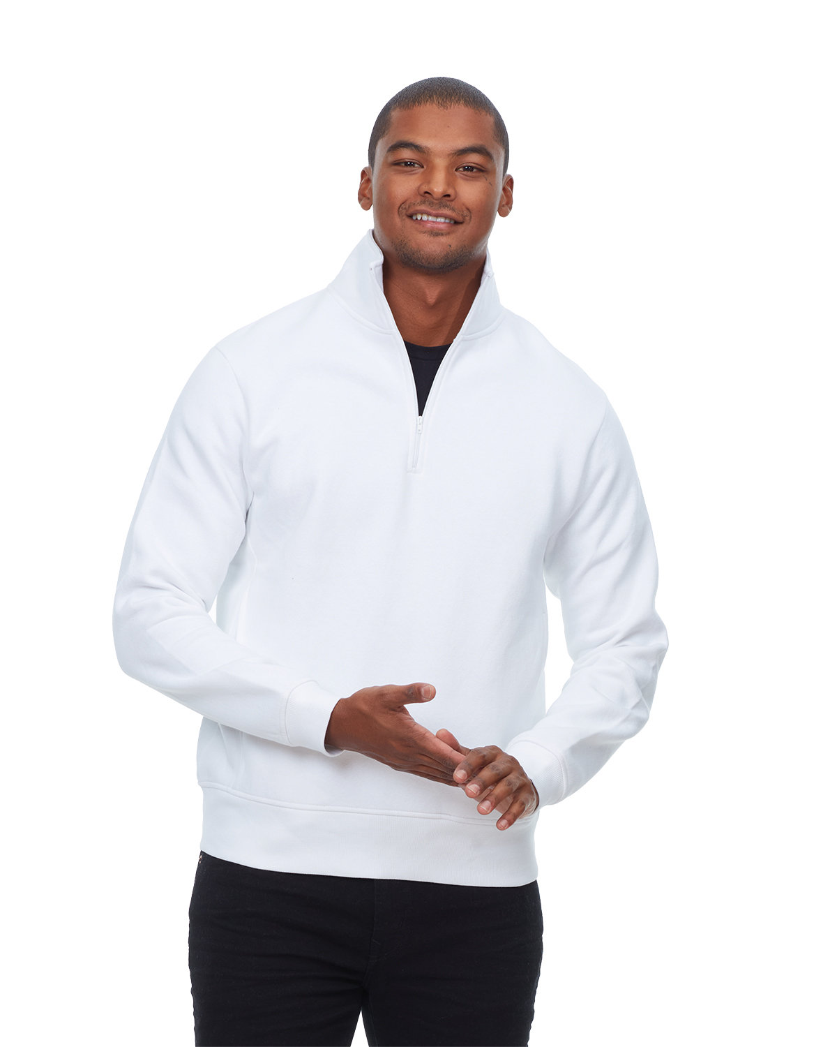 320Q Threadfast Apparel Unisex Ultimate Fleece Quarter-Zip Sweatshirt