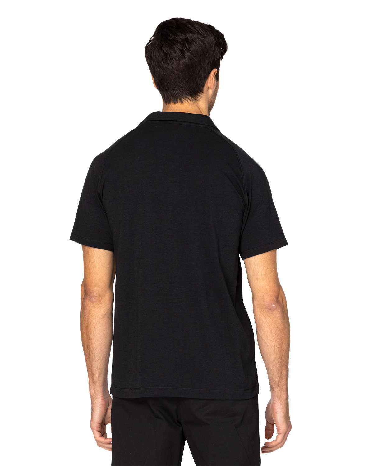 382PL Threadfast Apparel Unisex Impact Polo - Back Image