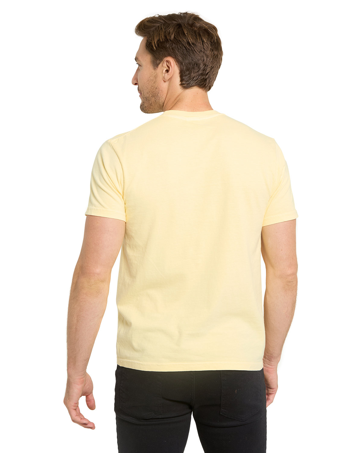 C1200 Threadfast Apparel Colors Unisex Garment Dyed T-Shirt - Back Image