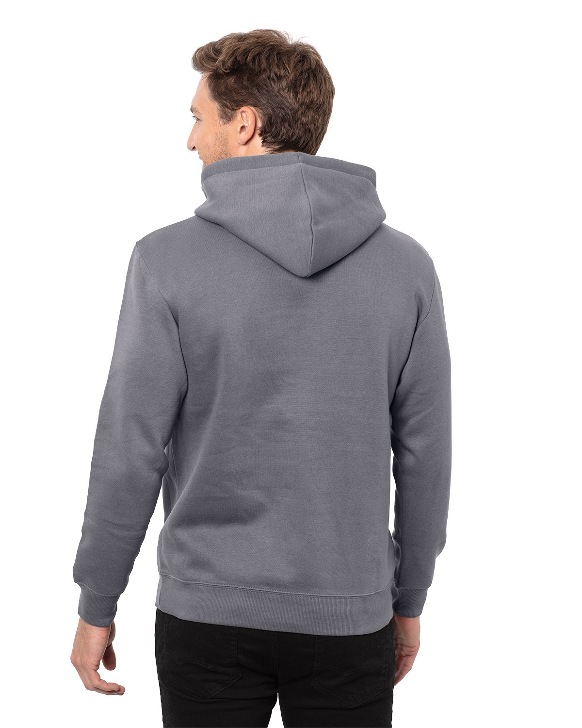 T2000 Threadfast Apparel Unisex Epic Fleece Pullover Hooded Sweatshirt T2000 Threadfast Apparel Unisex Epic Fleece Pullover Hooded Sweatshirt - Back Image