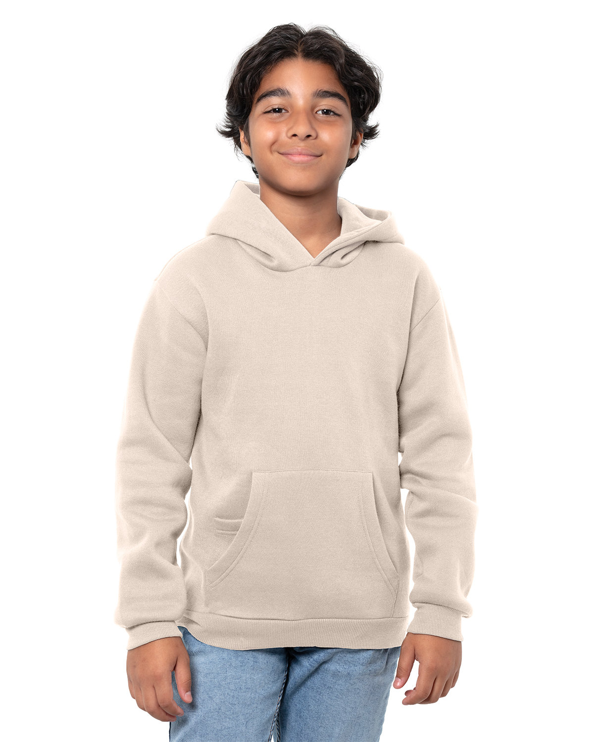 T2000B Threadfast Apparel Epic Youth Fleece Pullover Hooded Sweatshirt