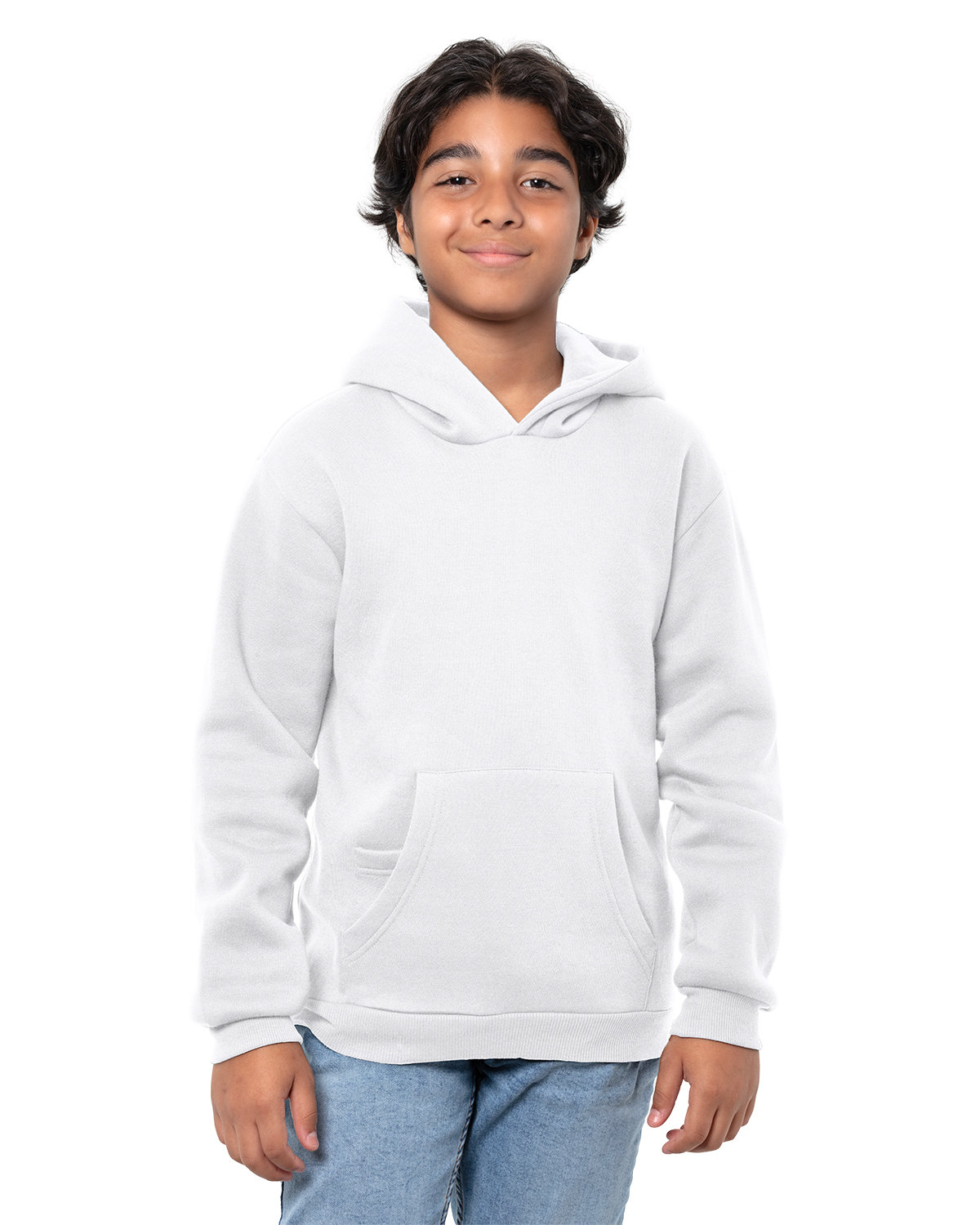 T2000B Threadfast Apparel Epic Youth Fleece Pullover Hooded Sweatshirt