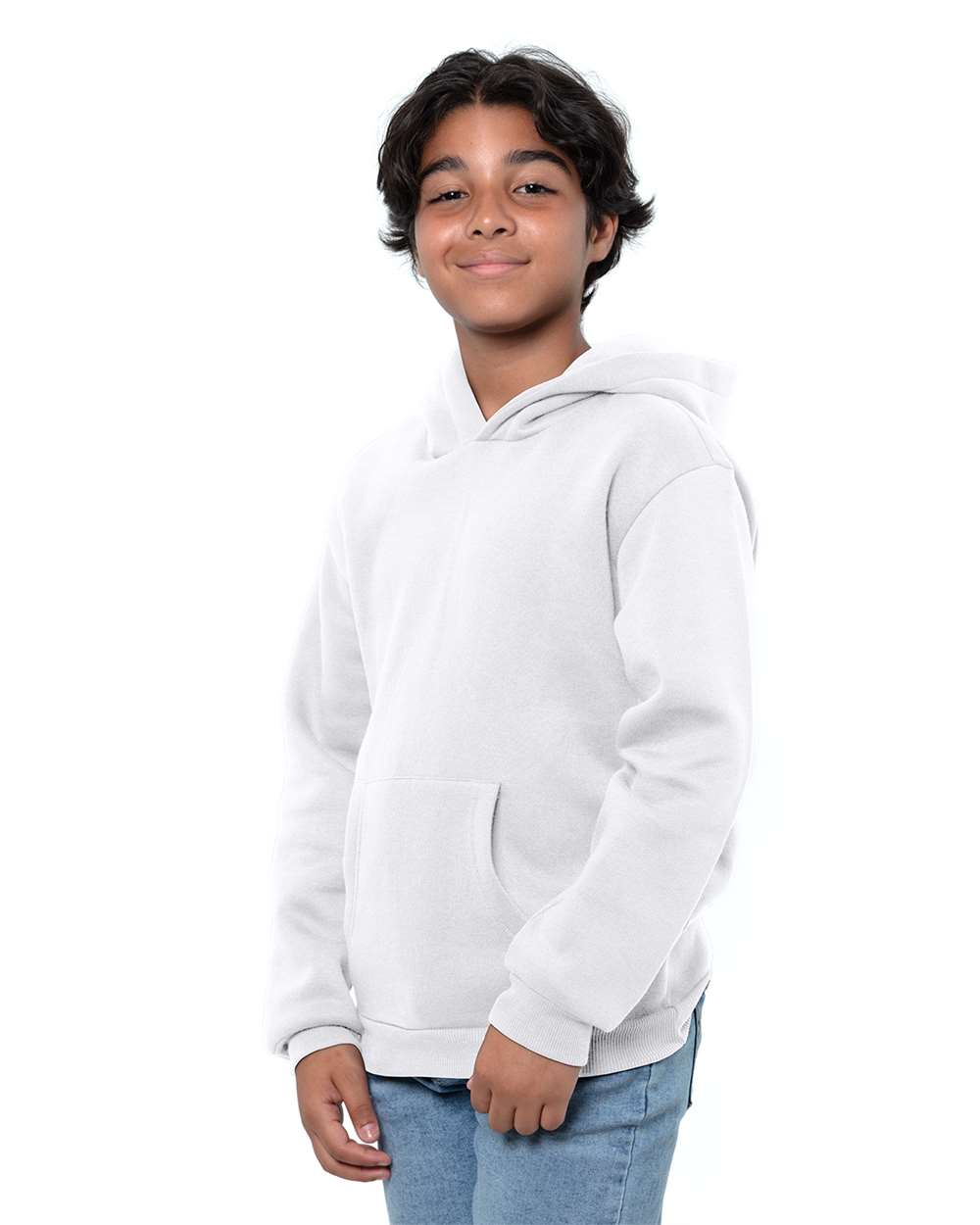 T2000B Threadfast Apparel Epic Youth Fleece Pullover Hooded Sweatshirt - Siide Image