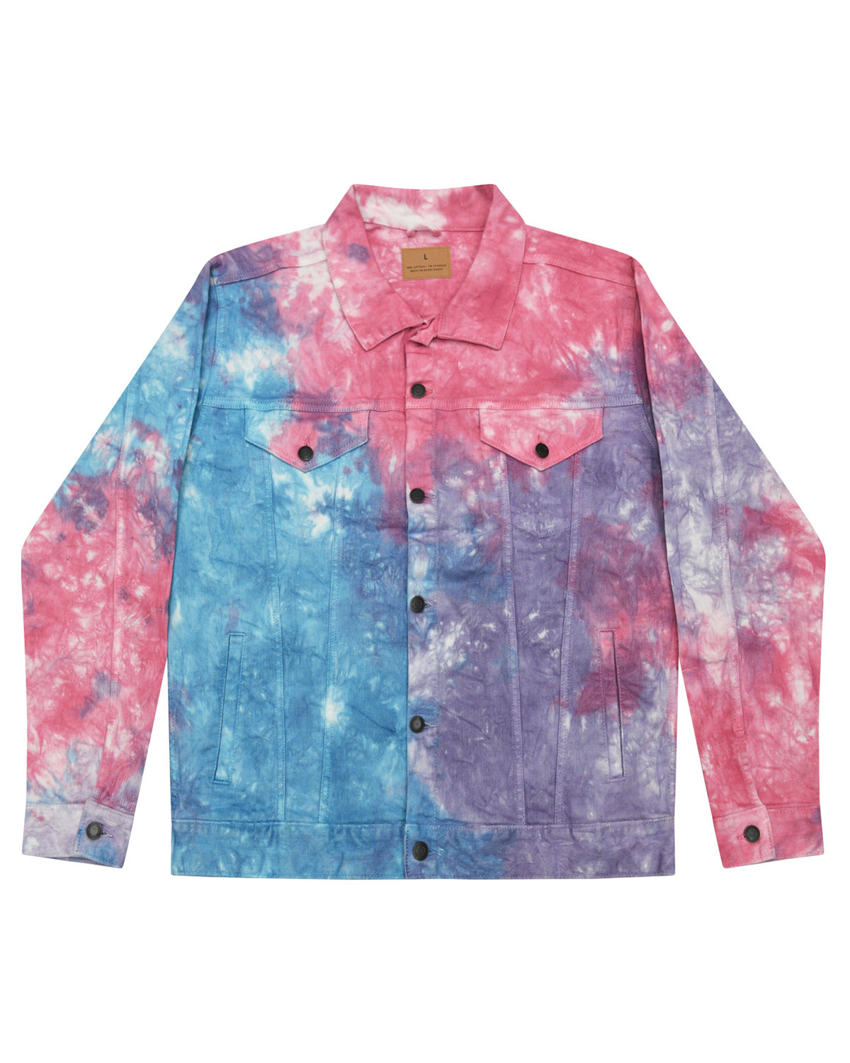 9050CD Tie-Dye Unisex Denim Jacket 9050CD Tie-Dye Unisex Denim Jacket