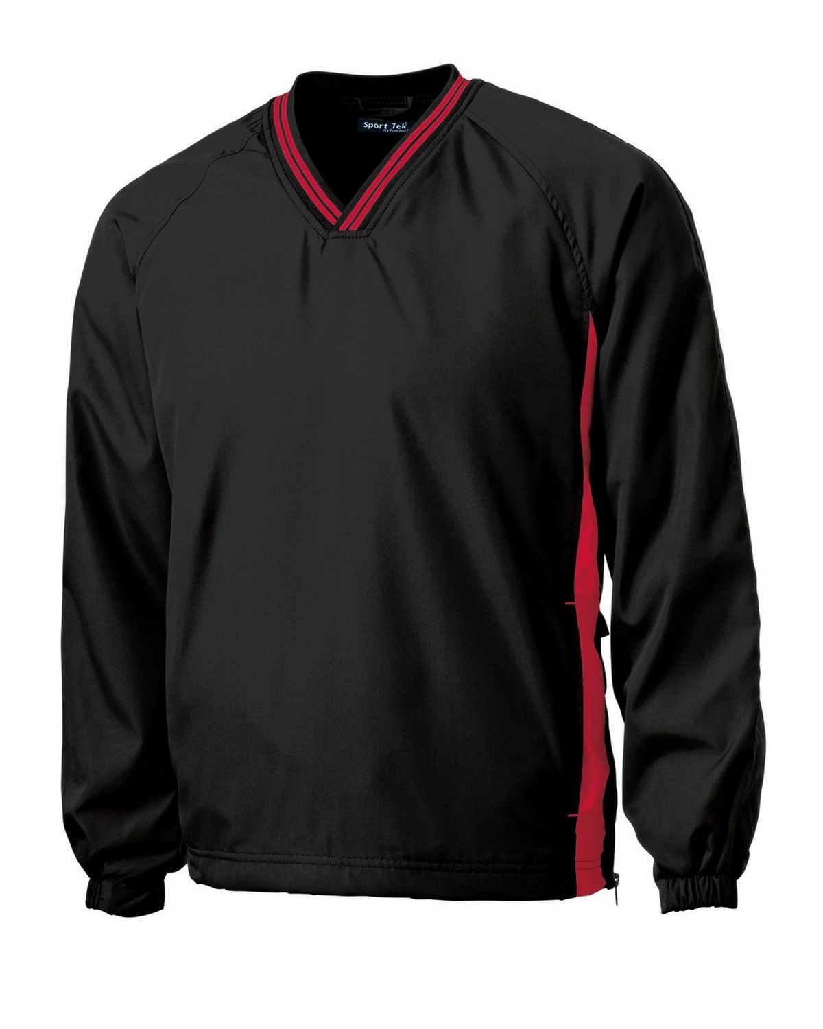 TJST62 Sport-Tek Tall Tipped V-Neck Raglan Wind Shirt TJST62 Sport-Tek Tall Tipped V-Neck Raglan Wind Shirt