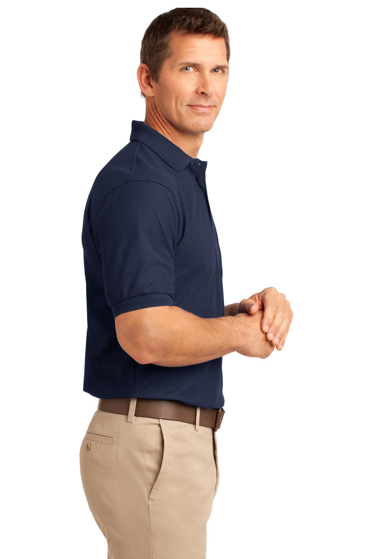 TLK500P Port Authority Tall Silk Touch Polo with Pocket TLK500P Port Authority Tall Silk Touch Polo with Pocket - Siide Image