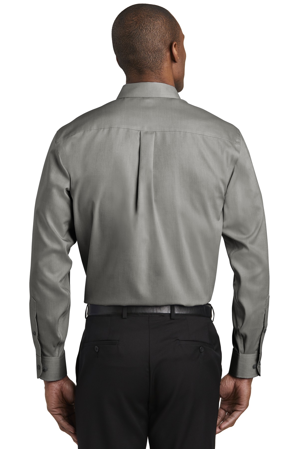 TLRH240 Red House Tall Pinpoint Oxford Non-Iron Shirt. - Back Image