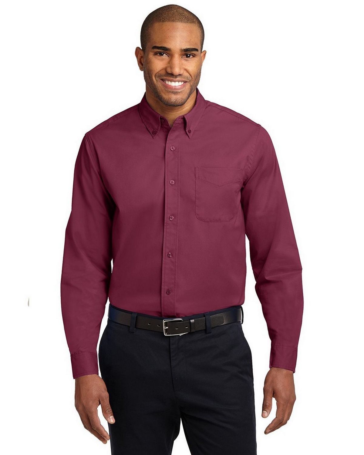 Port Authority Direct to Film (DTF) TLS608 Tall Long Sleeve Easy Care Shirt