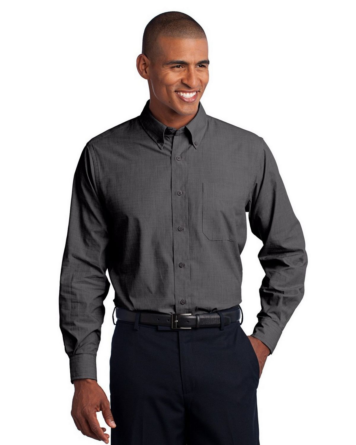 Port Authority Embroidery TLS640 Tall Crosshatch Easy Care Shirt Port Authority Embroidery TLS640 Tall Crosshatch Easy Care Shirt