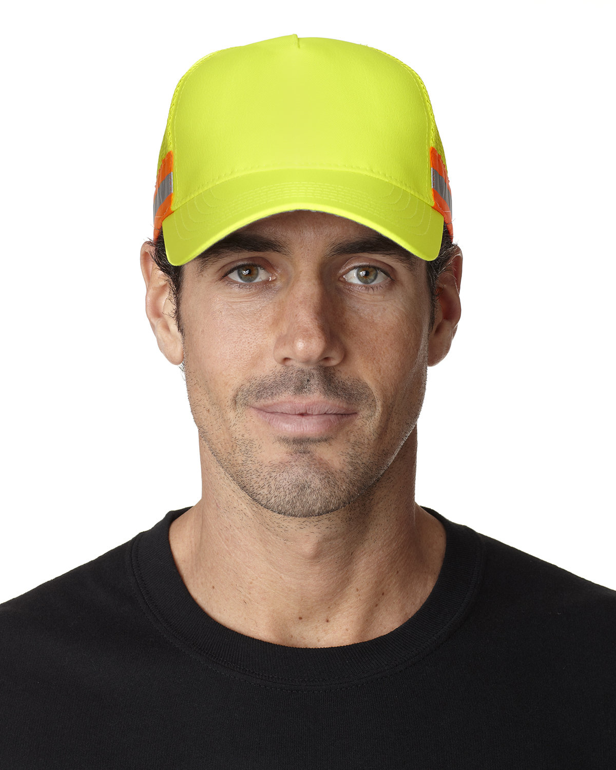 TR102 Adams Trucker Reflector High-Visibility Constructed Cap TR102 Adams Trucker Reflector High-Visibility Constructed Cap