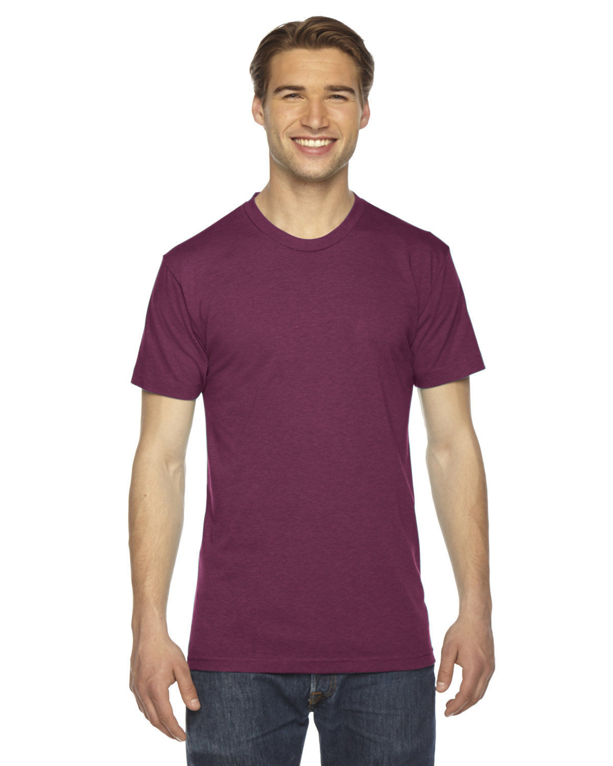 TR401 American Apparel Unisex Triblend USA Made Short-Sleeve Track T-Shirt TR401 American Apparel Unisex Triblend USA Made Short-Sleeve Track T-Shirt