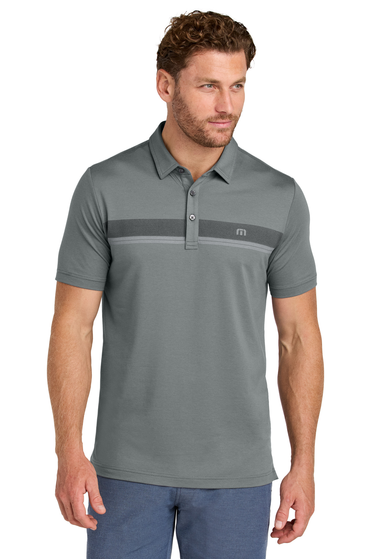 TMA41462 TravisMathew Glenview Stripe Polo