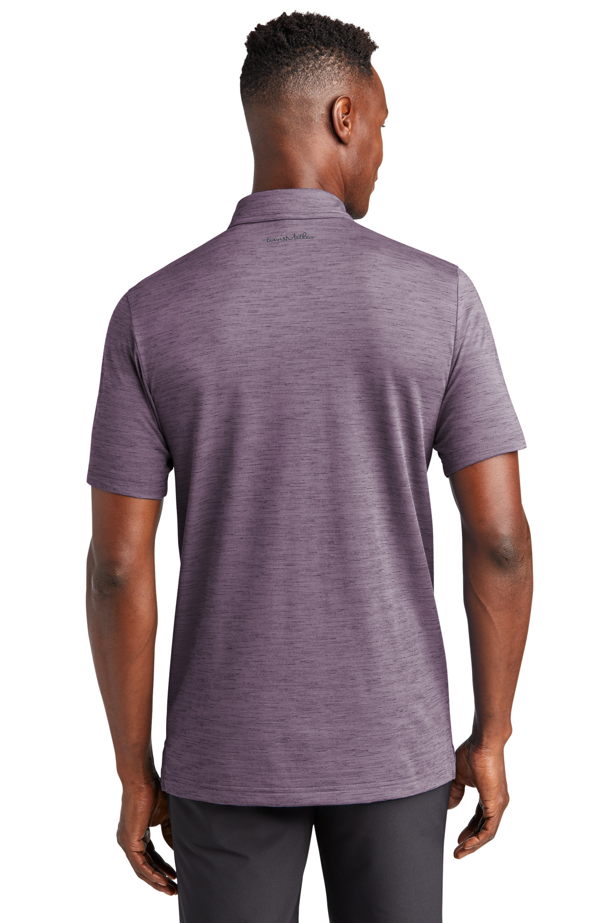TM1MW451 TravisMathew  Auckland Slub Polo - Back Image